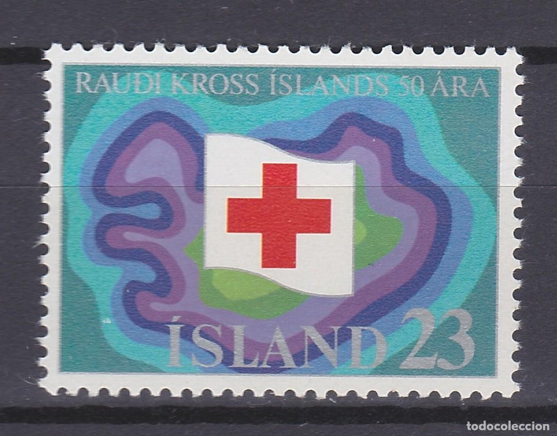Sellos: ISLANDIA (510) 1975 SERIE COMPLETA NUEVO ** MNH CRUZ ROJA