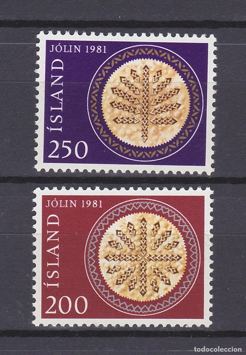 Sellos: ISLANDIA (575) 1981 SERIE COMPLETA NUEVO ** MNH GALLETAS TIPICAS FACIAL 0,04 &euro;