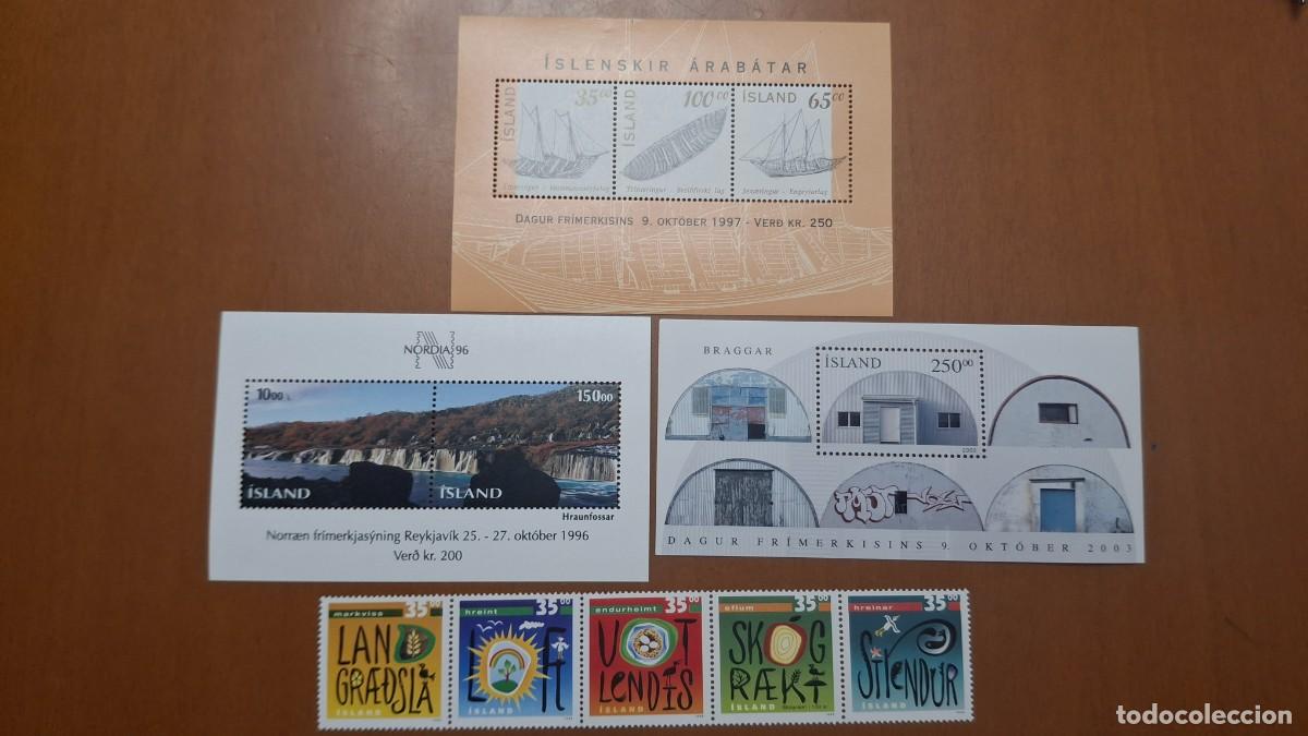 Francobolli: HB32 HOJITAS BLOQUE de ISLANDIA en NUEVO ideal para tematicas (leer descripcion)