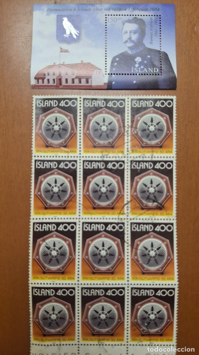 Briefmarken: HB99 HOJITAS BLOQUE de ISLANDIA en NUEVO y usado ideal para tematicas (leer descripcion)