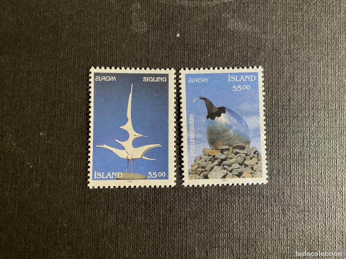 Francobolli: ISLANDIA N&ordm; YVERT 739/0*** A&Ntilde;O 1993. EUROPA. ARTE CONTEMPORANEO