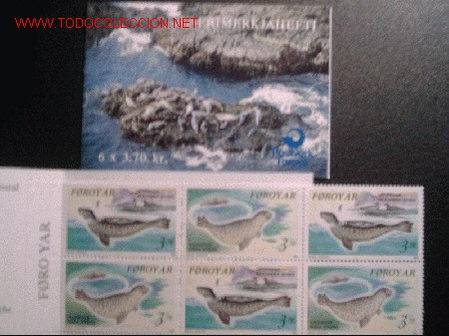 Sellos: CARNET FEROE C231. A&Ntilde;O 1992 - Foto 1