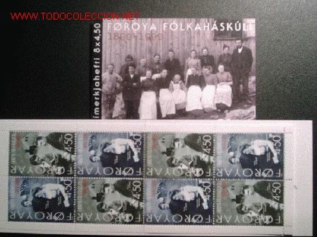 Sellos: CARNET FEROE C375. A&Ntilde;O 2000 - Foto 1