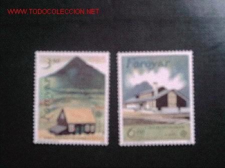Sellos: FEROE N&ordm; Yvert 192/3. a&ntilde;o 1990 - Foto 1