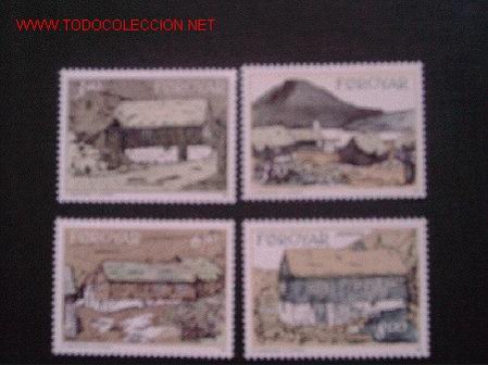 Sellos: FEROE, N&ordm; Yvert 233/6. A&ntilde;o 1992 - Foto 1