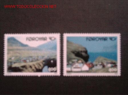 Sellos: FEROE, N&ordm; Yvert 242/3. A&ntilde;o 1993 - Foto 1