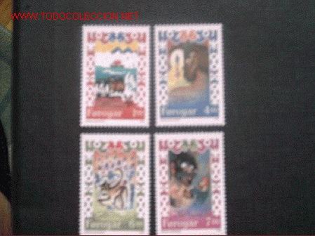 Sellos: FEROE N&ordm; Yvert 262/5.A&ntilde;o 1994 - Foto 1