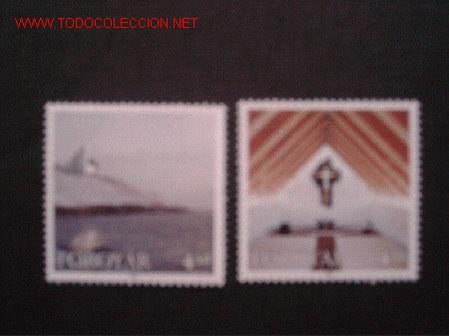 Sellos: FEROE  N&ordm; Yvert 342/3. A&ntilde;o 1998 - Foto 1