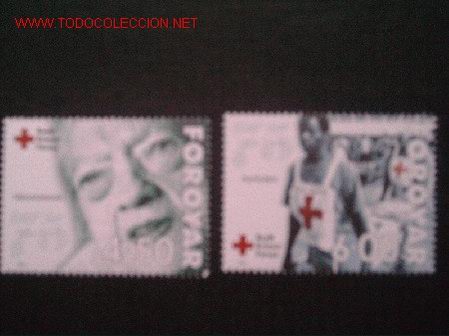 Sellos: FEROE N&ordm;Yvert 383/4. A&ntilde;o 2001 - Foto 1