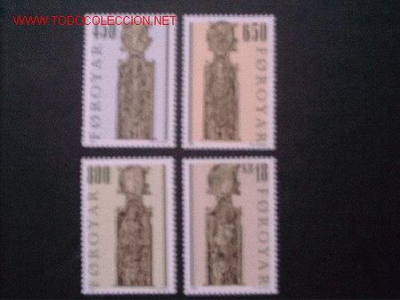 Sellos: FEROE N&ordm; Yvert 385/8. A&ntilde;o 2001 - Foto 1