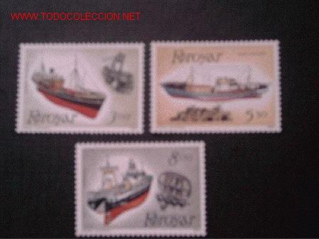 Sellos: FEROE N&ordm; Yvert 145/7. A&ntilde;o 1987 - Foto 1