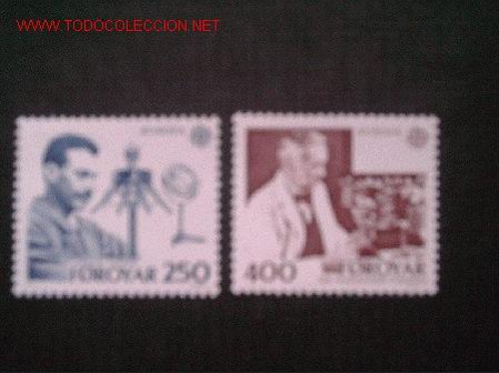 Sellos: FEROE N&ordm; Yvert 78/9 - Foto 1