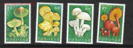 Sellos: FEROE, SETAS HONGO FEROE, SETAS HONGO - Foto 1