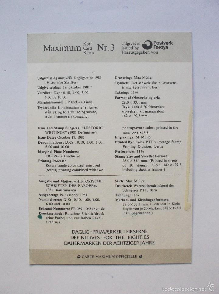 Sellos: HISTORIC WRITINGS - 1981. - Foto 2