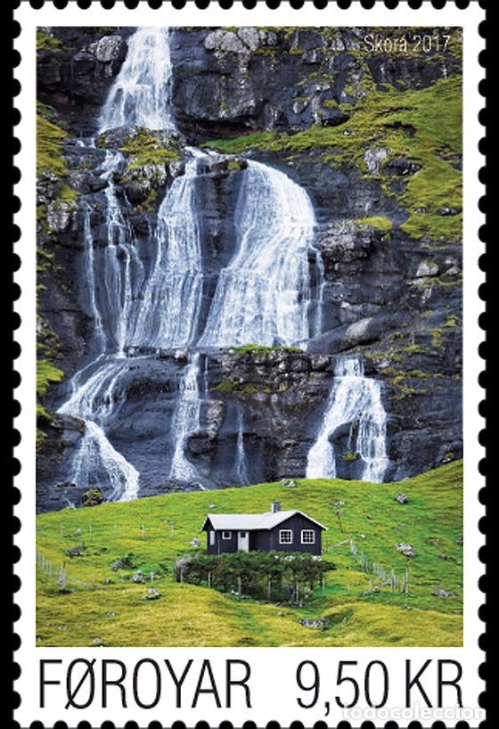 Sellos: Faroes Islands 2017 - River Skor&aacute; mint - Foto 1