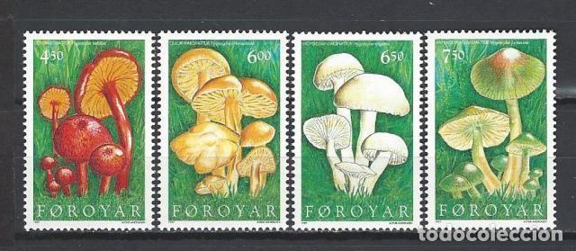 Sellos: FEROE 1997 - SETAS - YVERT N&ordm; 307-310** - Foto 1