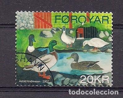 Sellos: FEROE 2007 - PATOS - USADO - Foto 1