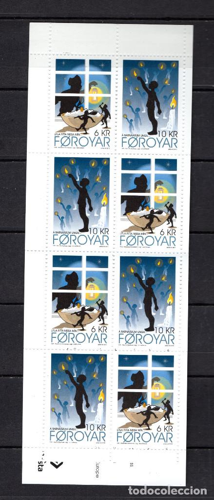 Sellos: FEROE CARNET 706** - A&Ntilde;O 2010 - NAVIDAD - Foto 1