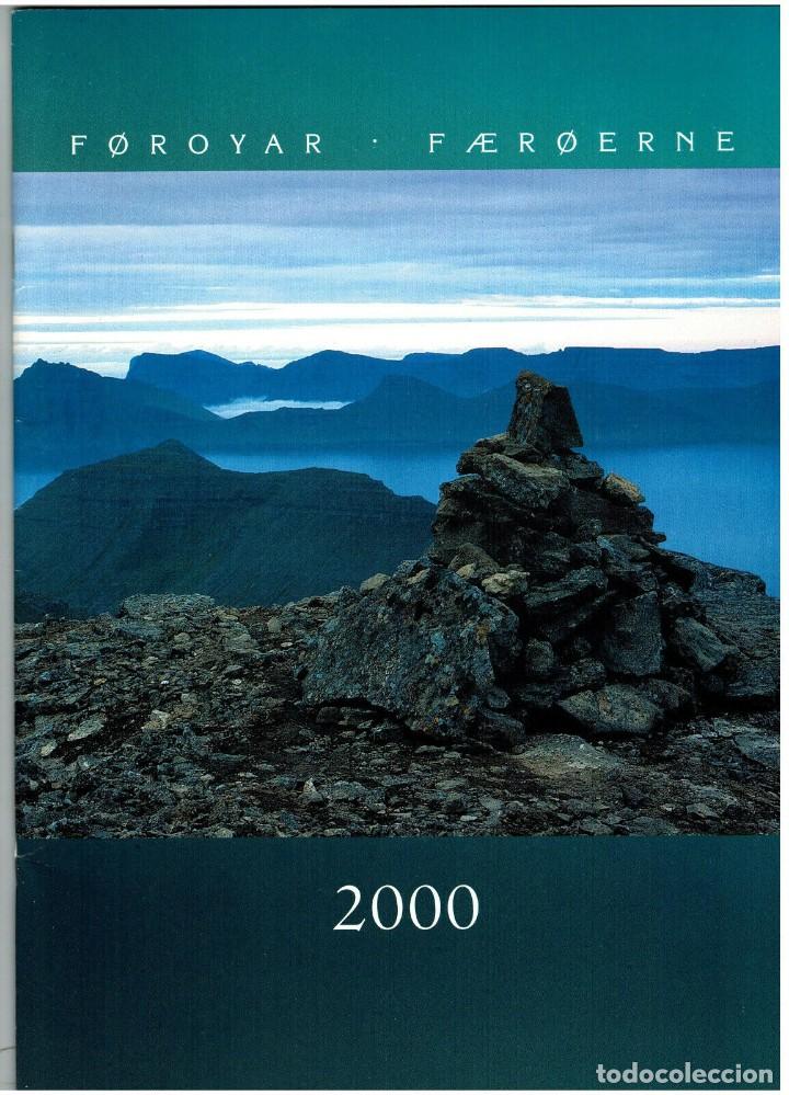 Sellos: L0002# Feroe 2000. Libro Anual con emisiones a&ntilde;o 2000 - Foto 1