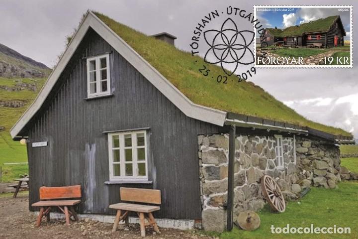 Sellos: Faroe Islands 2019 - Sepac 2019 carte maximum - Foto 1