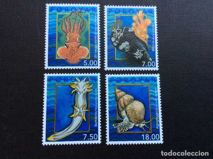 Sellos: FEROE N&ordm; Yvert 410/3. A&ntilde;o 2002 - Foto 1