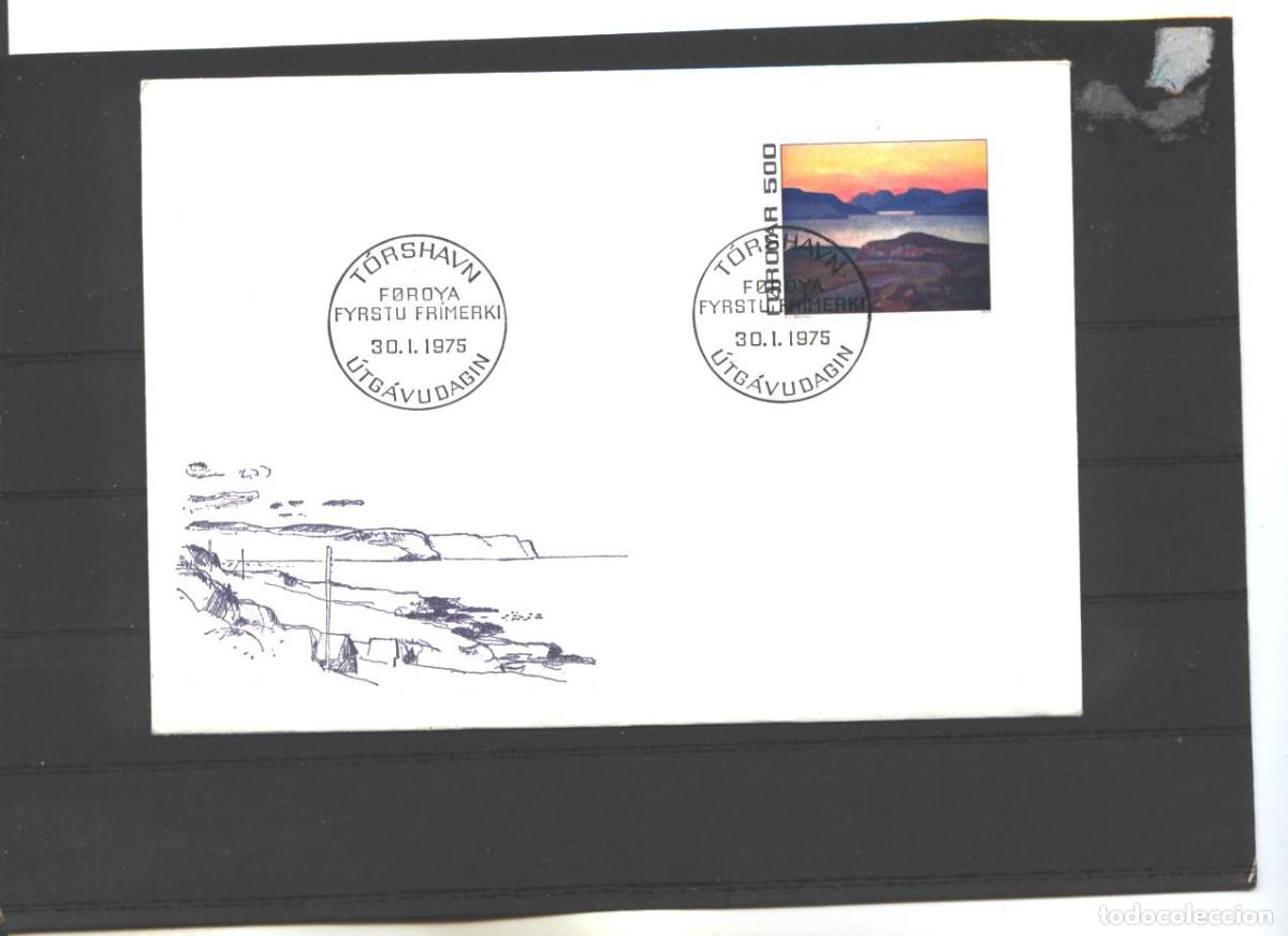 Sellos: ISLA FEROE 1975 - FDC NO CIRCULADO - Foto 1