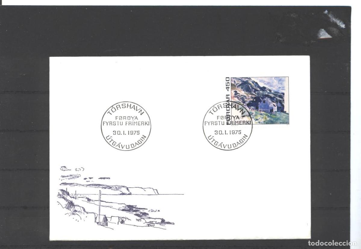 Sellos: ISLA FEROE 1975 - FDC NO CIRCULADO - Foto 1