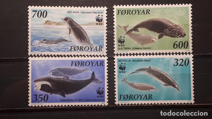Sellos: ISLAS FEROE. A&ntilde;o 1990. **.Yvert 197/00 - Foto 1