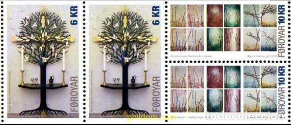 Sellos: 668763 MNH FEROE 2009 NAVIDAD - Foto 1