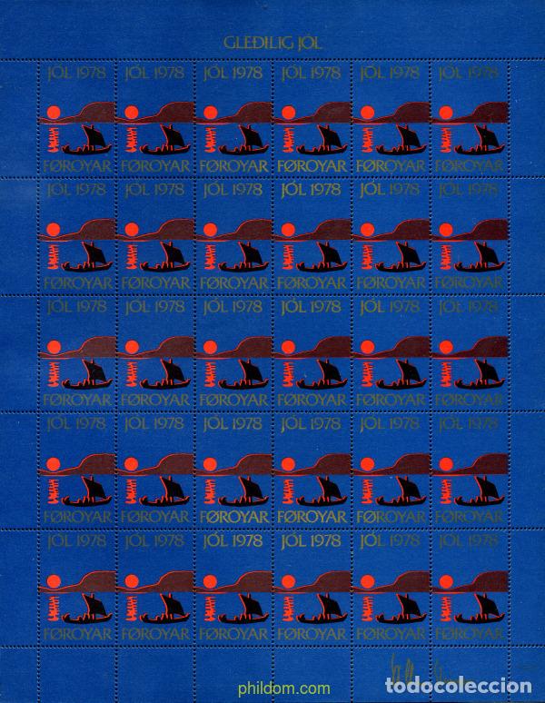 Sellos: 270969 MNH FEROE 1978 NAVIDAD - Foto 1