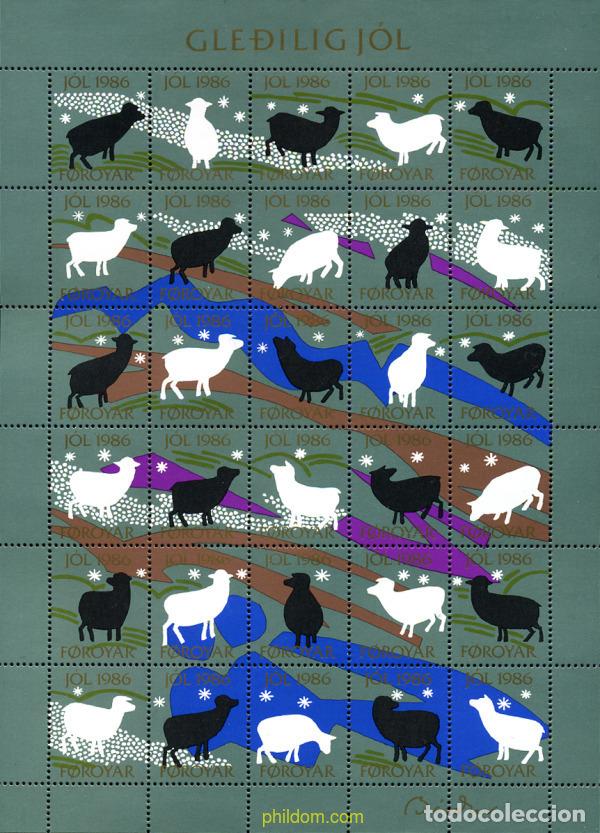 Sellos: 270977 MNH FEROE 1986 NAVIDAD - Foto 1