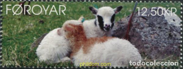 Sellos: 294694 MNH FEROE 2013 SEPAC - CORDEROS - Foto 1