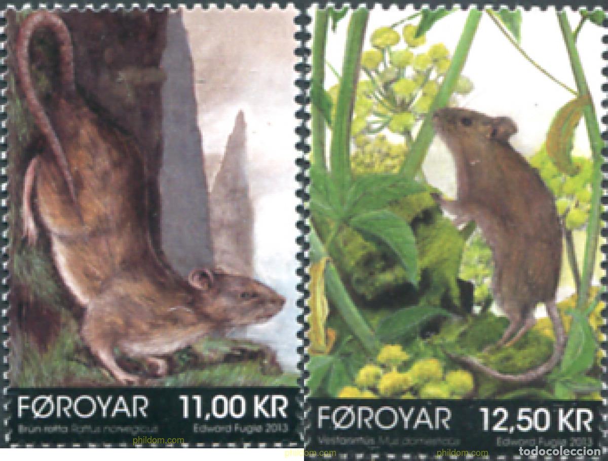 Sellos: 299059 MNH FEROE 2013 RATAS - Foto 1