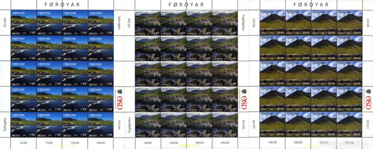 Sellos: 192104 MNH FEROE 2006 VILLAS - Foto 1