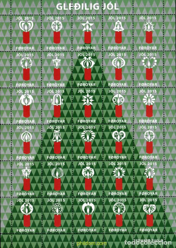 Sellos: 348005 MNH FEROE 2015 NAVIDAD - Foto 1