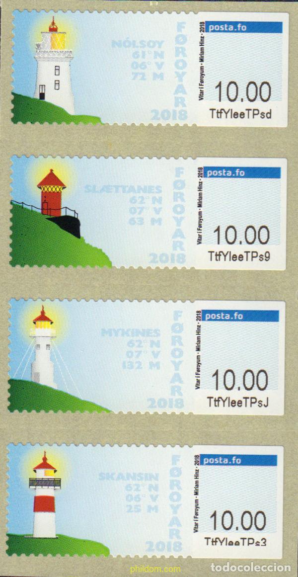 Sellos: 593748 MNH FEROE 2018 FAROS - Foto 1