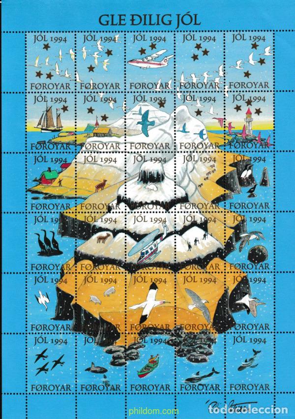 Sellos: 602391 MNH FEROE 1994 NAVIDAD - Foto 1