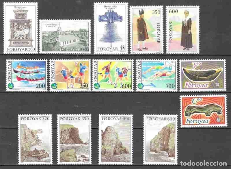Sellos: SELLOS** DE ISLAS FEROE 1989 - Foto 1