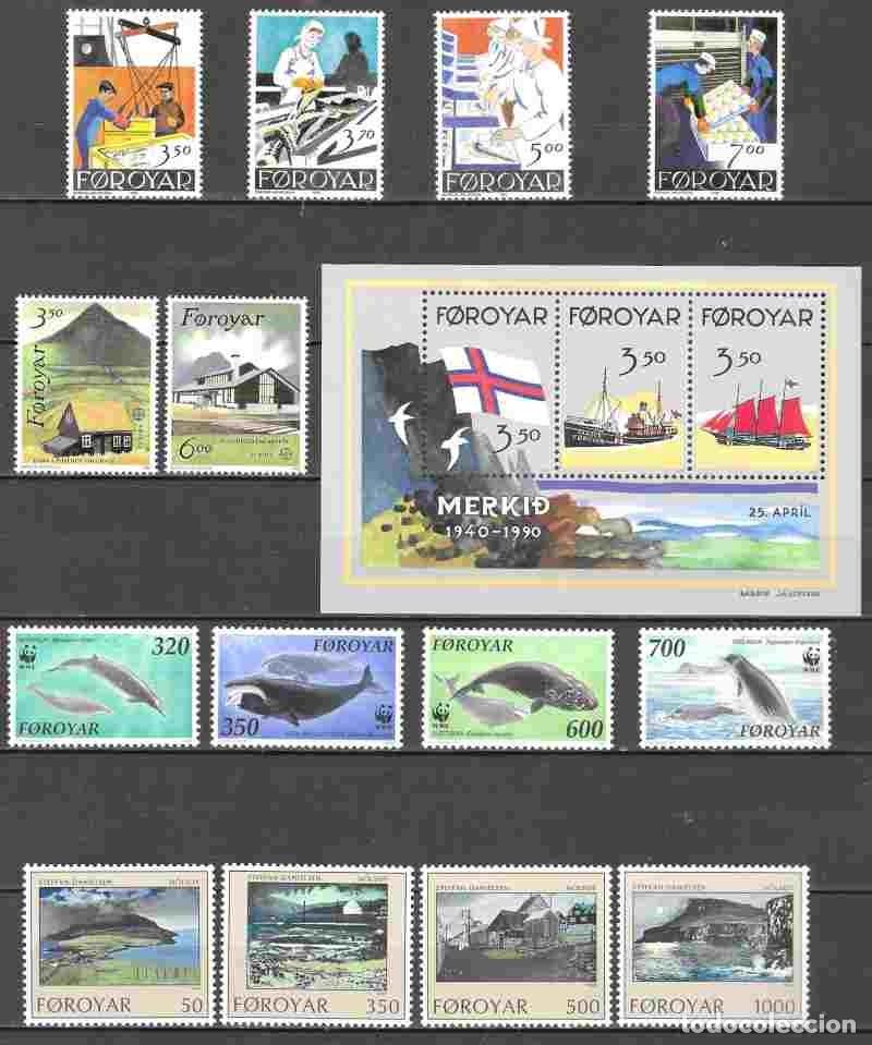 Sellos: SELLOS** DE ISLAS FEROE 1990 - Foto 1