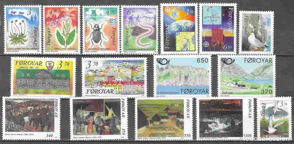 Sellos: SELLOS** DE ISLAS FEROE 1991 - Foto 1