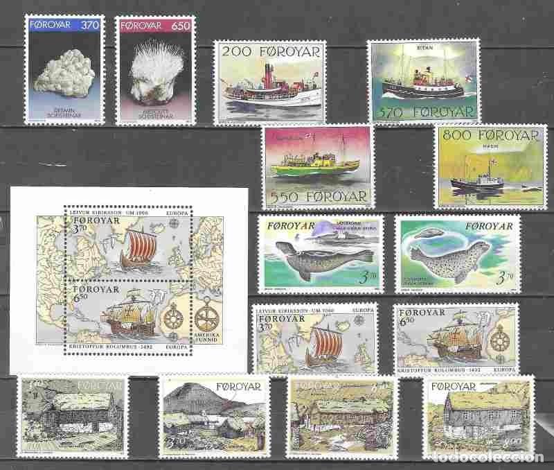 Sellos: SELLOS** DE ISLAS FEROE 1992 - Foto 1
