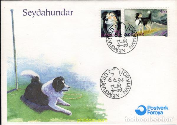 Sellos: 771647 MNH FEROE 1994 PERROS - Foto 1