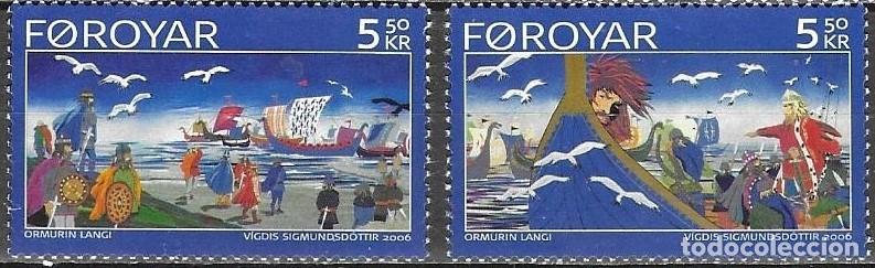 Sellos: SELLOS** ISLAS FEROE 2006, YT 562/ 63