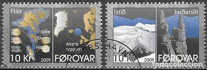 Sellos: SELLOS USADOS ISLAS FEROE 2009, YT 669/ 70