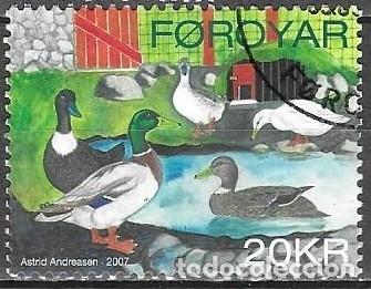 Sellos: SELLO USADO ISLAS FEROE 2007, YT 606