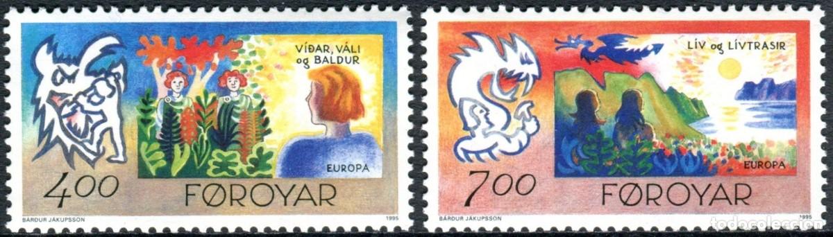 Sellos: SELLOS** ISLAS FEROE 1993, YT 272/ 73