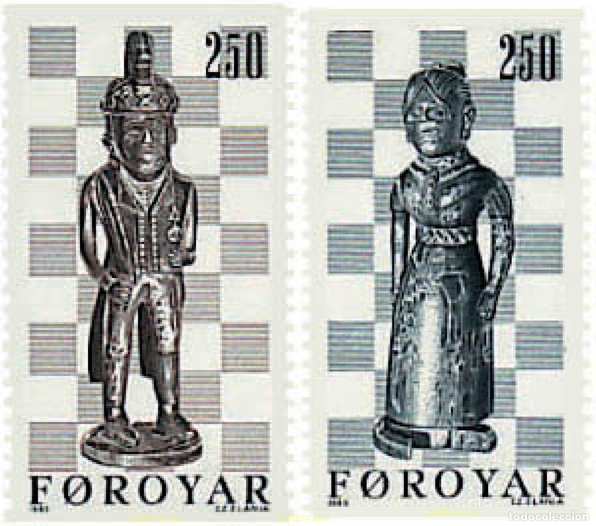 Sellos: 96644 MNH FEROE 1983 AJEDREZ