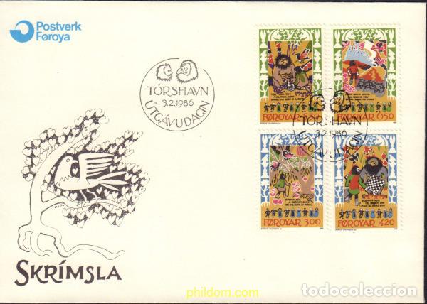 Sellos: 376849 MNH FEROE 1986 CUENTOS Y LEYENDAS