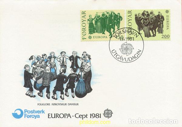 Sellos: 24786 MNH FEROE 1981 EUROPA CEPT. FOLCLORE