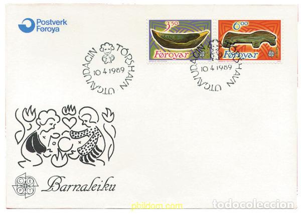 Sellos: 24184 MNH FEROE 1989 EUROPA CEPT. JUEGOS INFANTILES